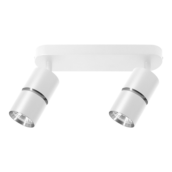 Светильник настенно-потолочный Feron ML1862 ZEN под лампу GU10 белый, хром