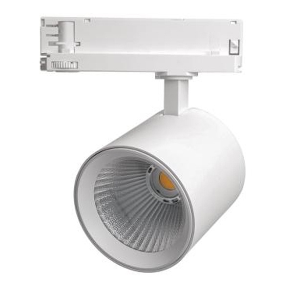 Трековый светодиодный светильник TR Reflex 40W 4000K 3500-3600Lm 36° белый на трехфазный шинопровод