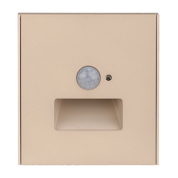 Подсветка настенная Kranz Miele Strong для ног с датчиками движения и освещенности с рамкой шелк