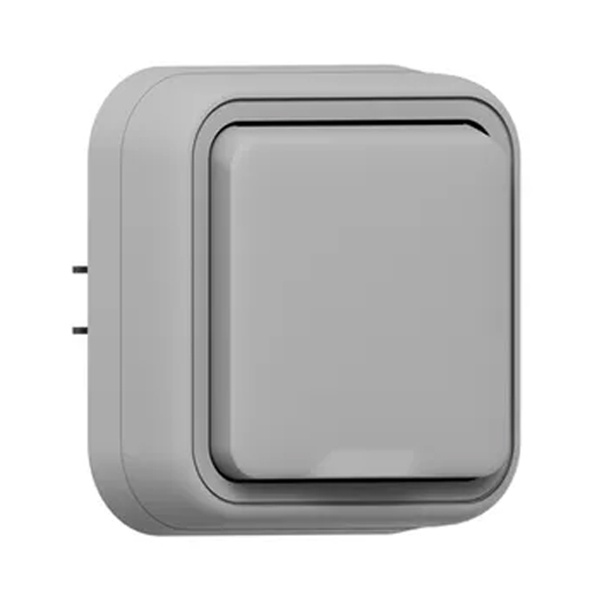 Розетка встраиваемая EKF Бронто 16А 2P+E винтовые клеммы IP55 серый