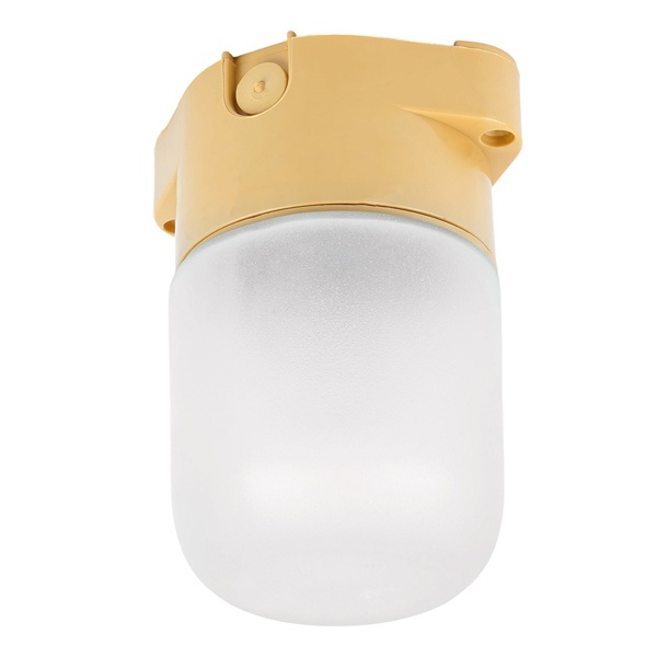 Светильник накладной прямой для бани и сауны Feron НББ 01-60-001 max 60W E27 IP65 пластик, бежевый