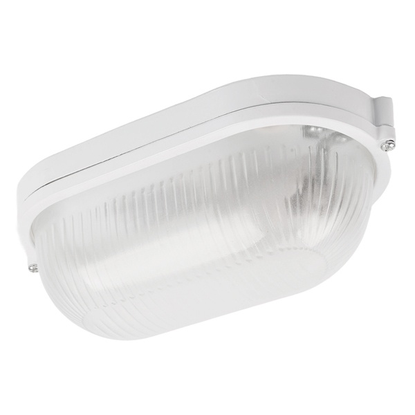 Светильник накладной Feron НБП 04-60-001 max 60W E27 IP54 алюминий, стекло, белый 212x105x80mm