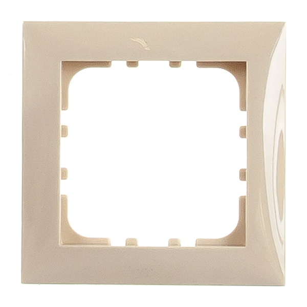 Рамка 1-постовая Экопласт LK60, бежевый