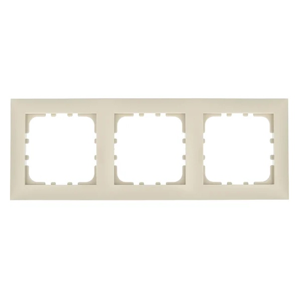 Рамка 3-постовая Экопласт LK60, бежевый