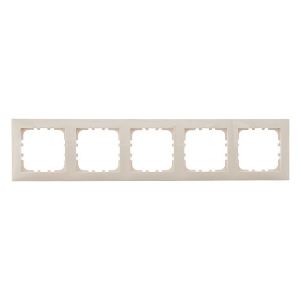 Рамка 5-постовая Экопласт LK60, бежевый