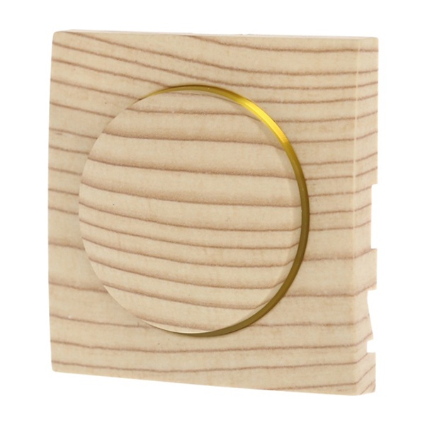 Накладка светорегулятора с желтой световой индикацией Экопласт LK60, сосна