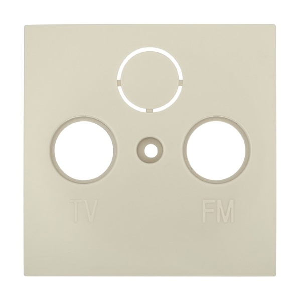 Накладка розетки Экопласт TV+FM+SAT 2(3) LK60, бежевый