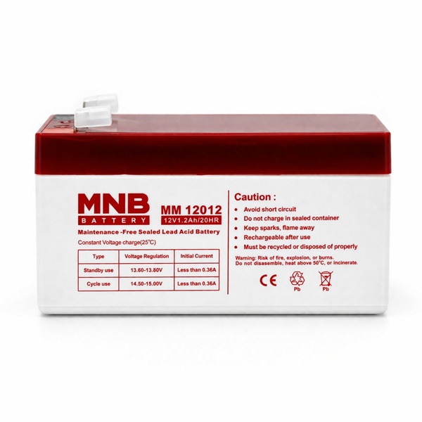 Аккумуляторная батарея свинцово-кислотные MNB Battery MM 12012 AGM 1.2Ач 12В