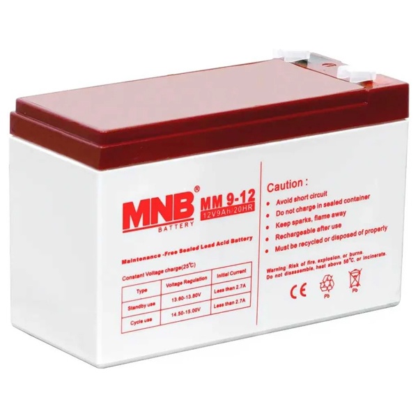 Аккумуляторная батарея свинцово-кислотные MNB Battery MM 9-12 AGM 9Ач 12В