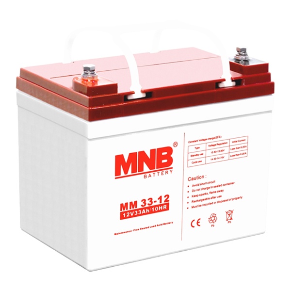 Аккумуляторная батарея свинцово-кислотные MNB Battery MM 33-12 AGM 33Ач 12В