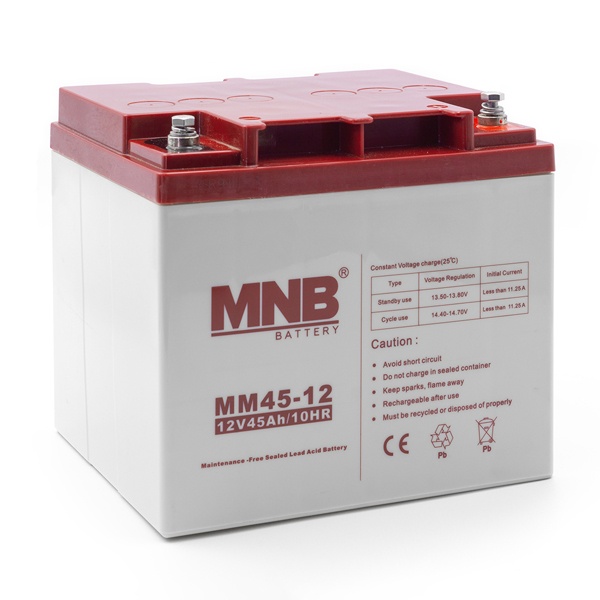 Аккумуляторная батарея свинцово-кислотные MNB Battery MM 45-12 AGM 45Ач 12В