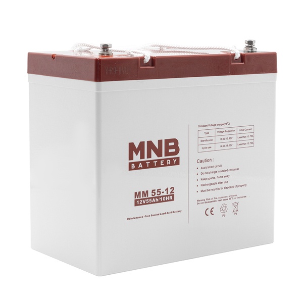Аккумуляторная батарея свинцово-кислотные MNB Battery MM 55-12 AGM 55Ач 12В