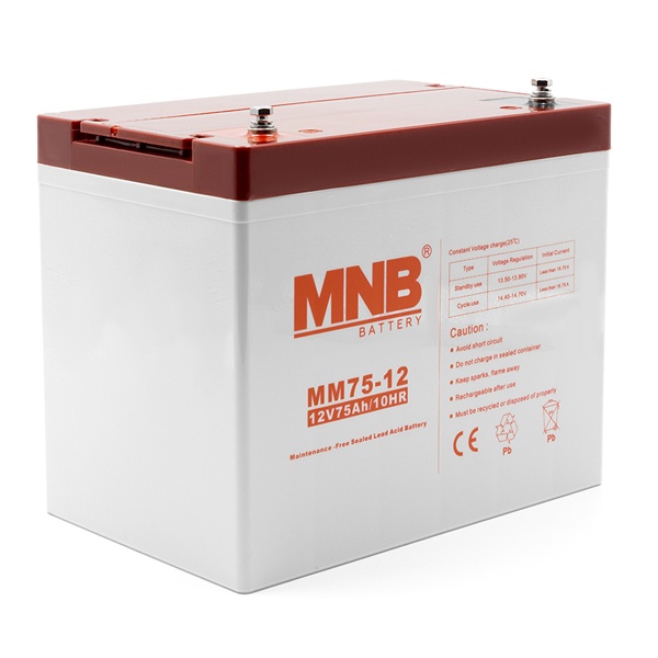 Аккумуляторная батарея свинцово-кислотные MNB Battery MM 75-12 AGM 75Ач 12В