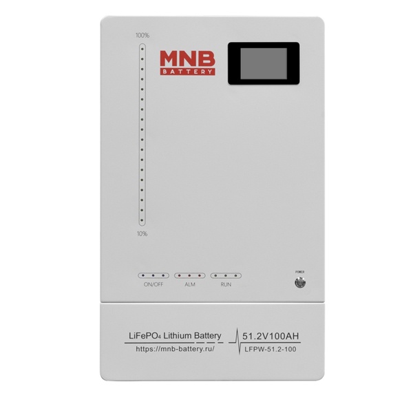 Аккумуляторная батарея LiFePO4 MNB Battery LFPW-51.2-100 LCD Touch 51.2В 100Ач