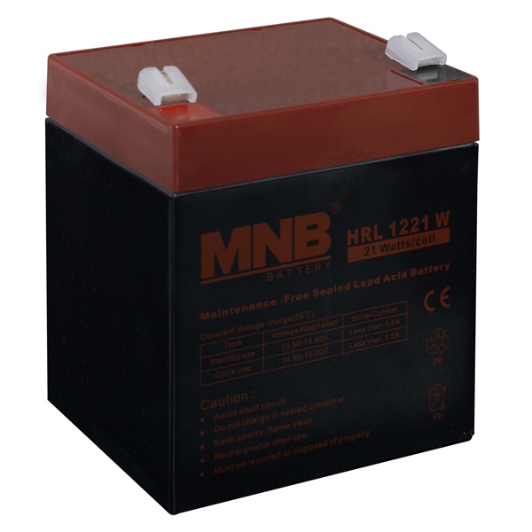 Аккумуляторная батарея свинцово-кислотные MNB Battery HRL 1221 W AGM 5.8Ач 12В