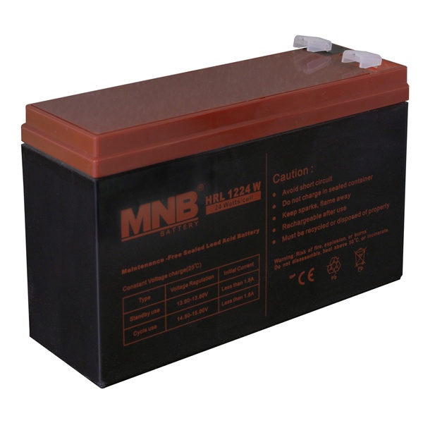 Аккумуляторная батарея свинцово-кислотные MNB Battery HRL 1224 W AGM 6Ач 12В
