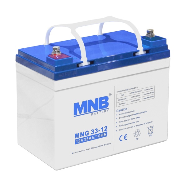 Аккумуляторная батарея свинцово-кислотные MNB Battery MNG 33-12 GEL 33Ач 12В