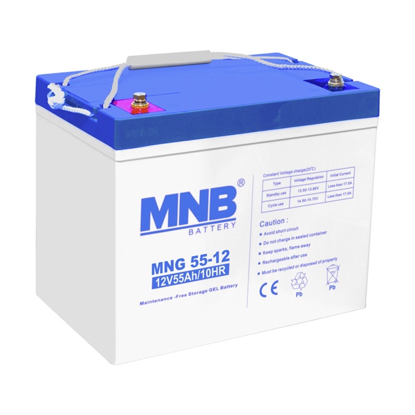 Аккумуляторная батарея свинцово-кислотные MNB Battery MNG 55-12 GEL 55Ач 12В