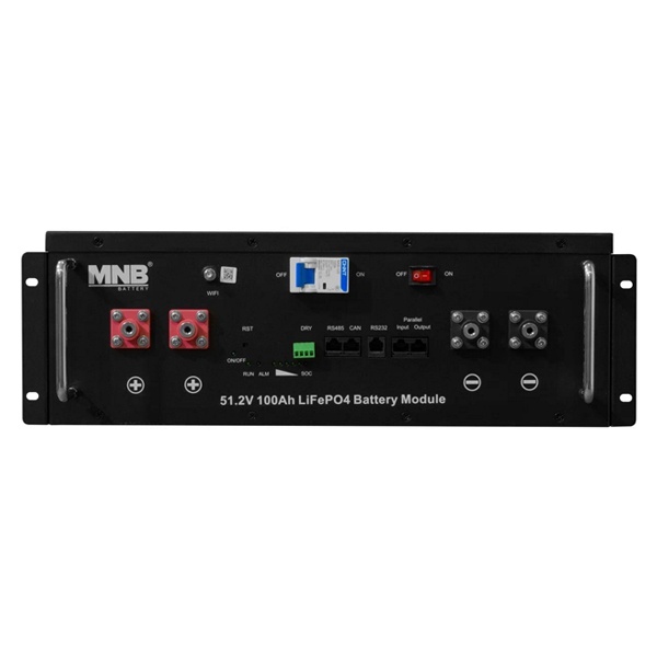 Аккумуляторная батарея LiFePO4 MNB Battery LPR-51.2-100 LED 51.2В 100Ач в стойку