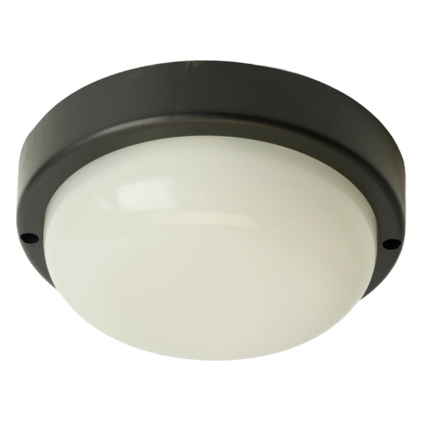 Светильник светодиодный пылевлагозащищённый AL3005 18W 6500K 1440Lm IP65 пластик, круглый черный