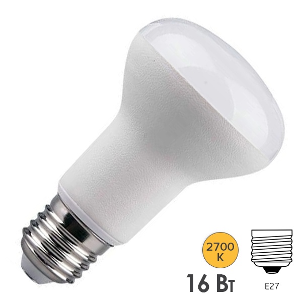 Лампа светодиодная Foton FL-LED R80 16W 2700K 230V E27 1600Lm теплый свет