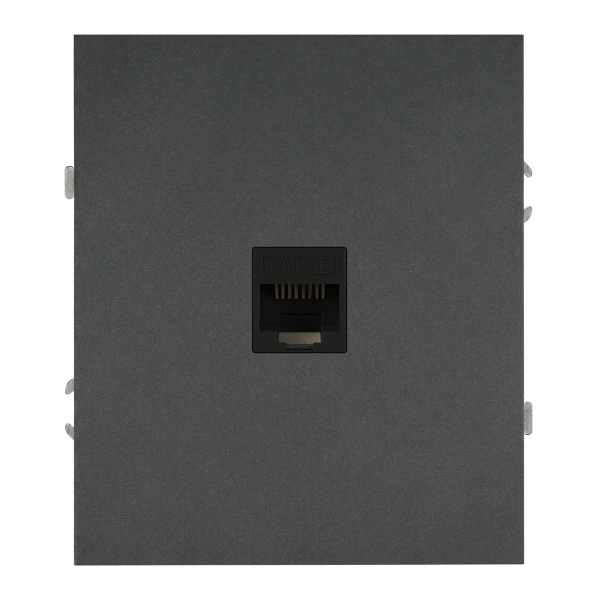 Розетка информационная ЭРА Arktik 16-3107-06 RJ45 графит
