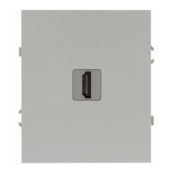 Розетка HDMI ЭРА Arktik 16-3114-03 алюминий