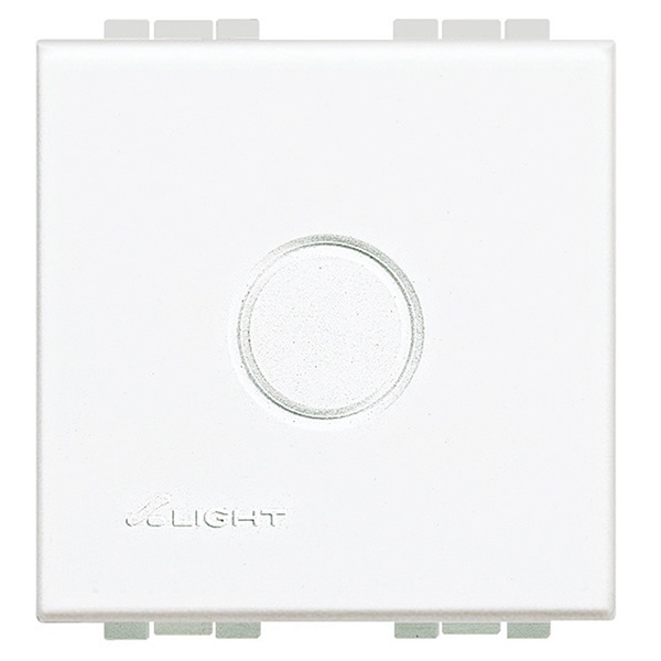 Заглушка 2 модуля, белая, с выламываемой вставкой LivingLight Белый