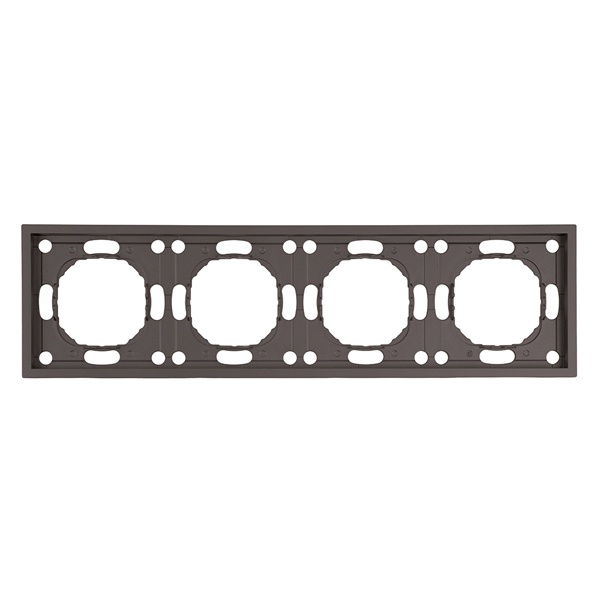 Рамка Stekker Эмили PFR00-5004-09 4 поста, антрацит