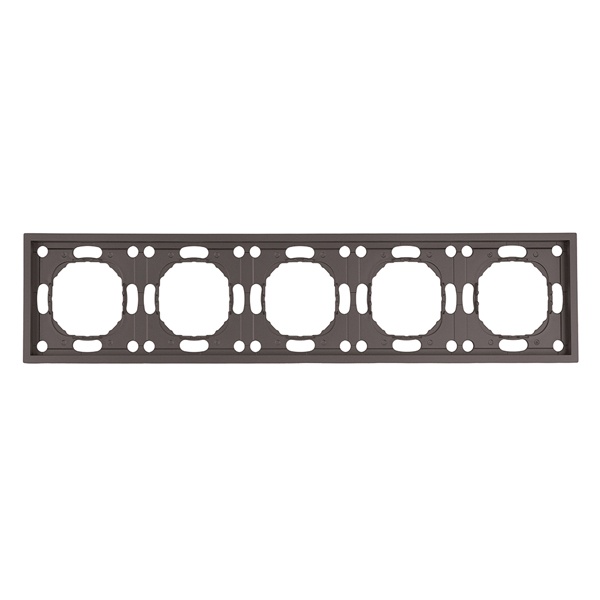 Рамка Stekker Эмили PFR00-5005-09 5 постов, антрацит