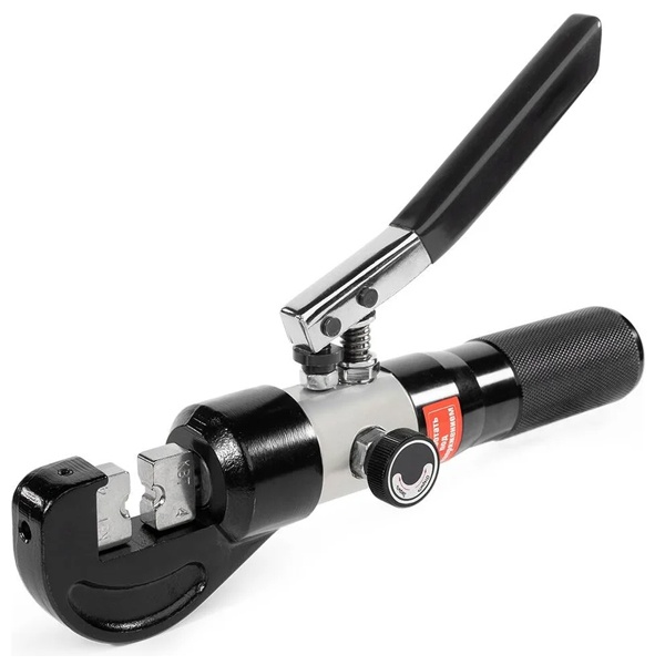 Пресс гидравлический КВТ ручной ПГР-70М ERGOLINE для опрессовки неизолированных наконечников и гильз