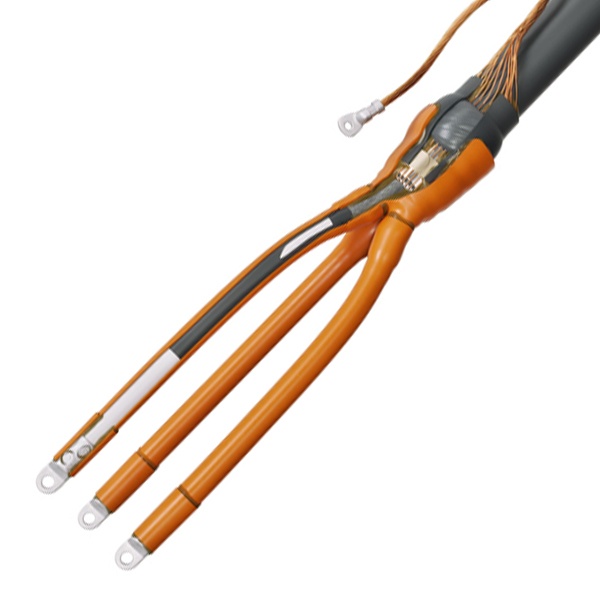 Муфта кабельная КВТ концевая 3ПКВТп-10-300/400нг-LS термоусаживаемая 3-х жильный кабель 300-400мм2