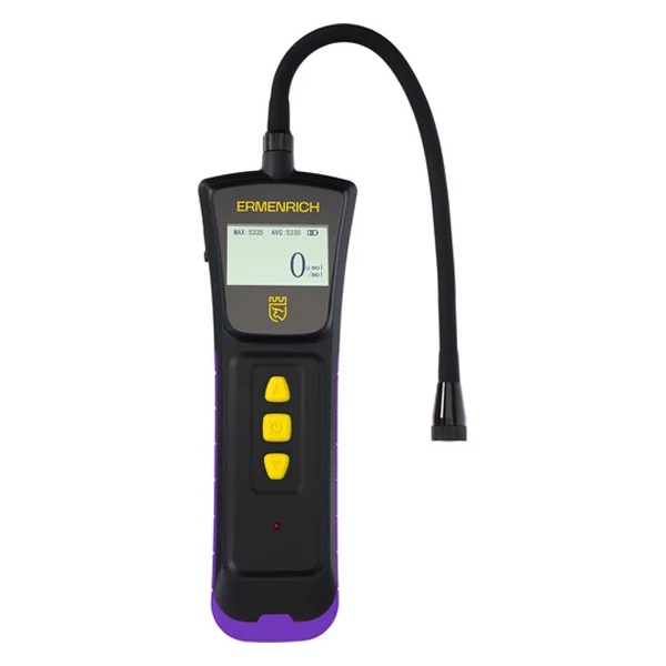 Детектор газа Ermenrich NG40 переносной газоанализатор для поиска утечек горючих газов, 0–10000 ppm