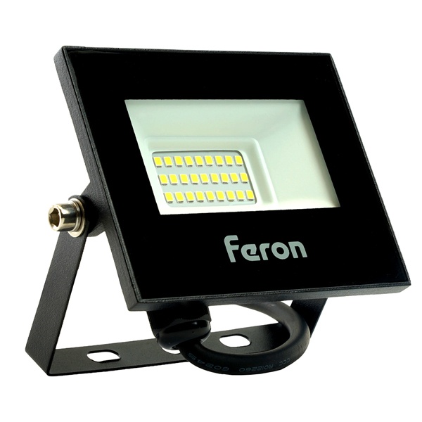 Прожектор светодиодный Feron LL-970 2835 SMD 20W 6400K AC/DC 12-48V 1800lm IP65 черный