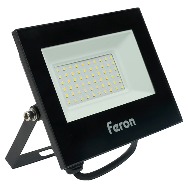 Прожектор светодиодный Feron LL-971 2835 SMD 50W 6400K AC/DC 12-48V 4500lm IP65 черный