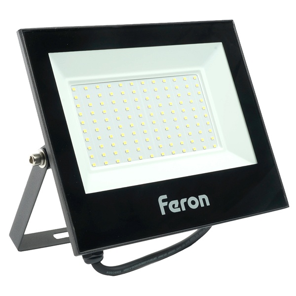 Прожектор светодиодный Feron LL-972 2835 SMD 100W 6400K AC/DC 12-48V 9000lm IP65 черный