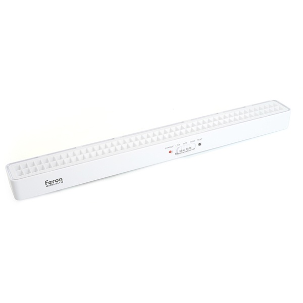 Светодиодный аварийный светильник Feron One EL132 90LED 6W DC IP20 аккумуляторный 4 часа белый