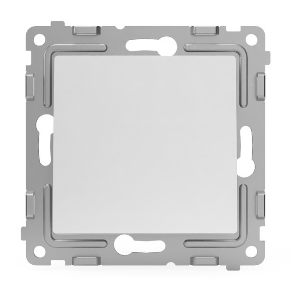 Переключатель одноклавишный Tokov Electric Pixel 10А IP20 белый