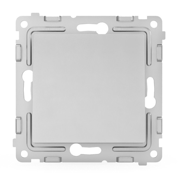 Переключатель одноклавишный Tokov Electric Pixel 10А IP20 алюминий