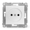 Розетка без заземления Tokov Electric Pixel 16А IP20 белый