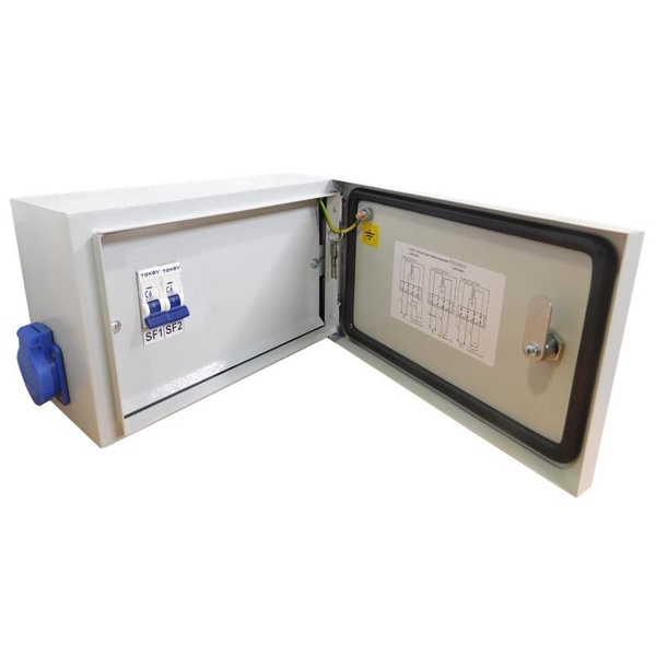 Ящик с понижающим трансформатором Tokov Electric ЯТП 0.25 230/12 250ВА 2 автомата  IP54