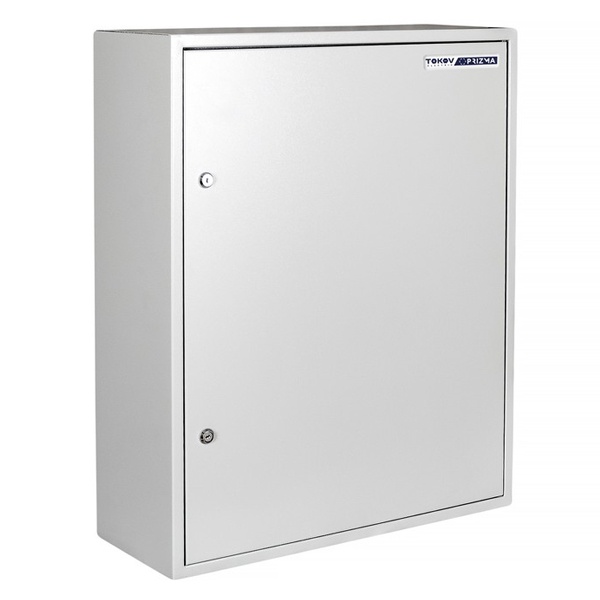 Щит металлический навесной Tokov Electric Prizma ЩМП-4 800х650х250 с монтажной панелью IP31 серый