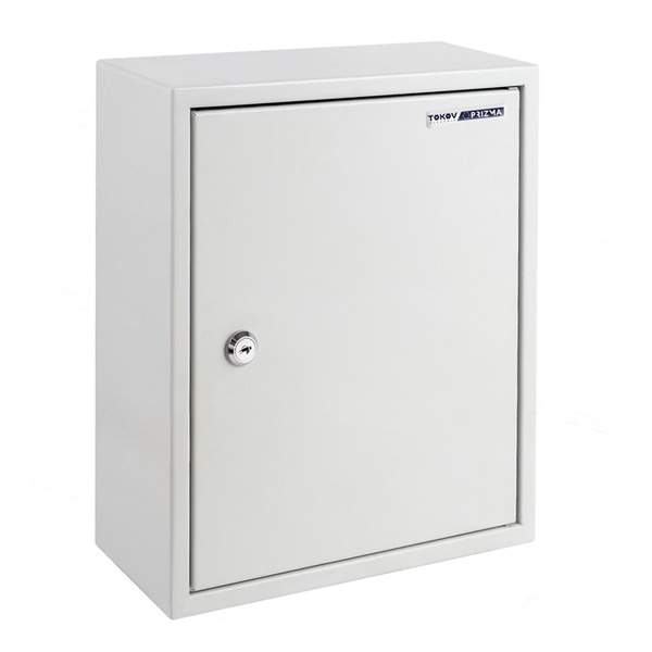 Щит металлический навесной Tokov Electric Prizma ЩРн-24 24м 350х300х120 с Din-рейкой IP31 серый