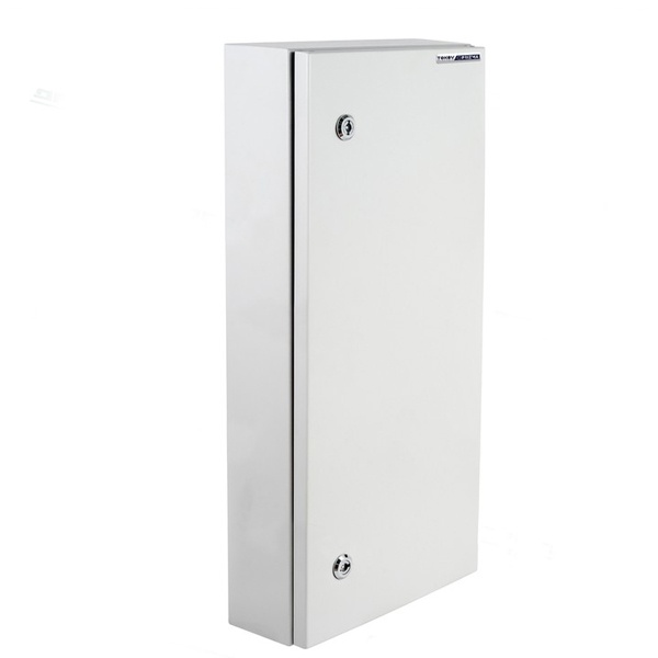 Щит металлический навесной Tokov Electric Prizma ЩРн-48 48м 650х310х120 с Din-рейкой IP54 серый
