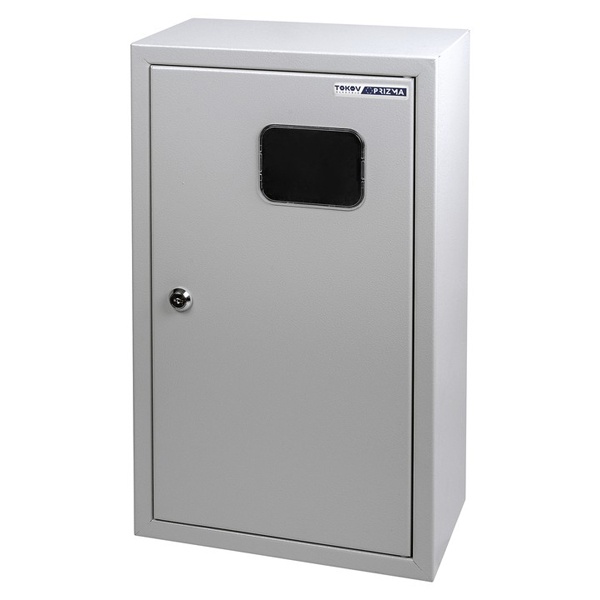 Щит металлический Tokov Electric ЩУРн-3/12 500х300х160 на 3-ф счетчик и 12м навесной IP31 серый