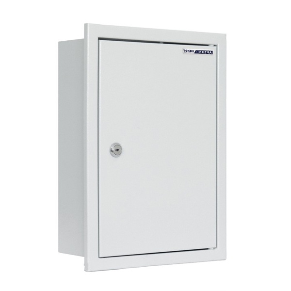 Щит металлический встраиваемый Tokov Electric Prizma ЩРв-18 18м 390х285х120 с Din-рейкой IP31 серый