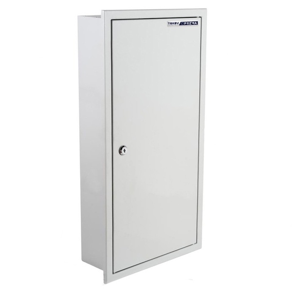 Щит металлический встраиваемый Tokov Electric Prizma ЩРв-48 48м 650х340х120 с Din-рейкой IP31 серый