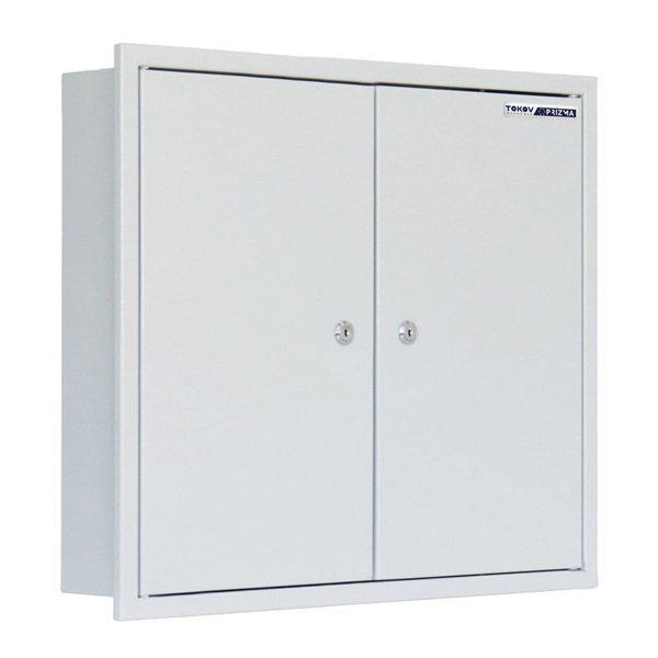 Щит металлический встраиваемый Tokov Electric Prizma ЩРв-72 72м 520х600х120 с Din-рейкой IP31 серый