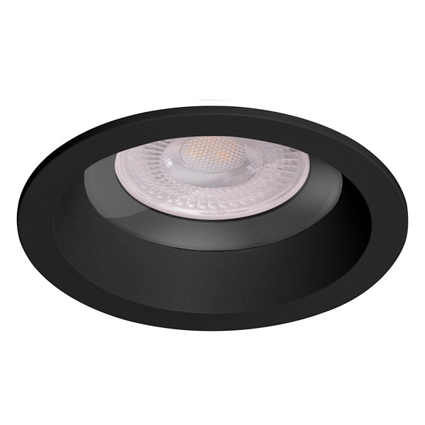 Светильник потолочный встраиваемый Feron DL3301 MR16 G5.3 черный d70/D92x35mm