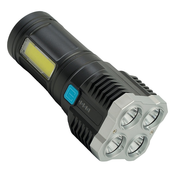 Фонарь светодиодный ручной Feron TH2409 USB type-C ZOOM аккумуляторный